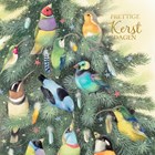 Kerstkaart klassiek Marjolein Bastin Kerstboom met tropische vogels